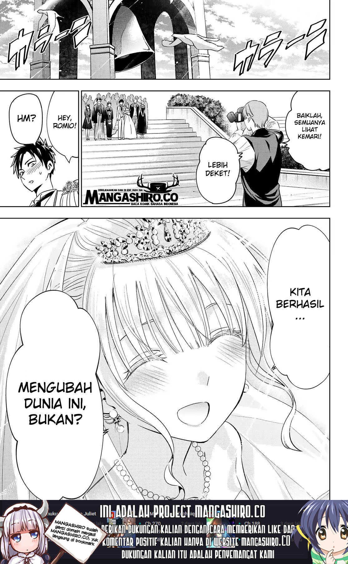 Kishuku Gakkou no Juliet Chapter 119 Tamat